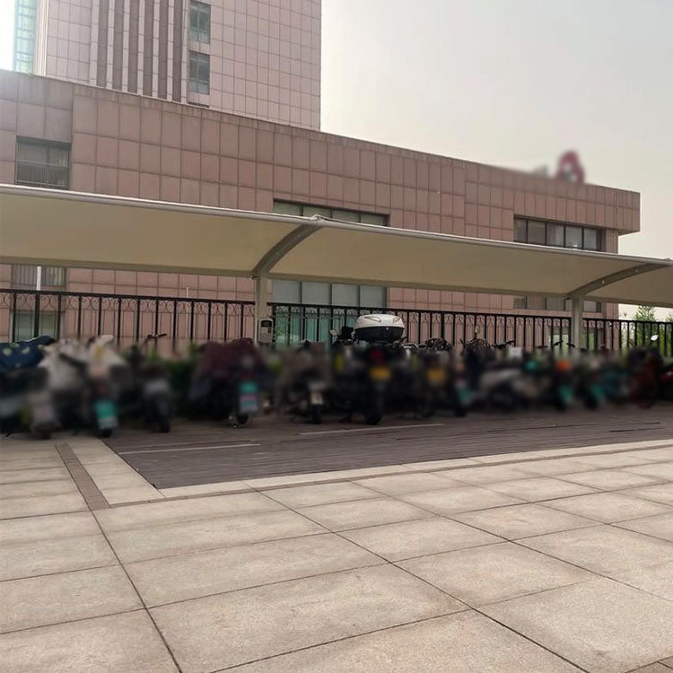 德州膜结构电动车棚