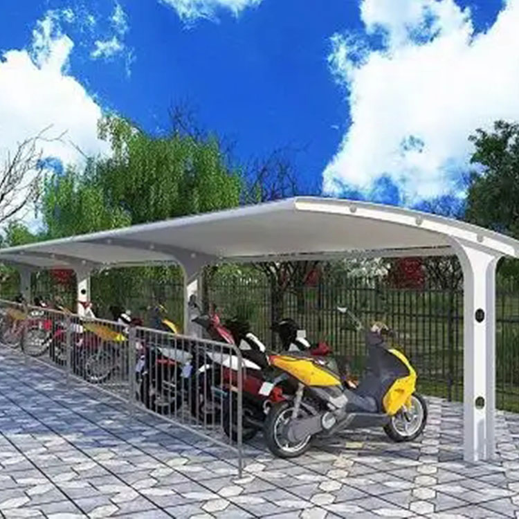 德州膜结构电动车棚